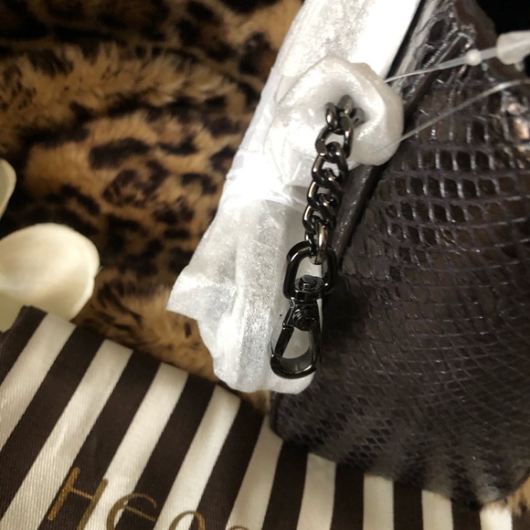 🔥BLACK FRIDAY SALE💥 🌹New Henri Bendel Marquis Snake Embossed Tote - Picture 7 of 10